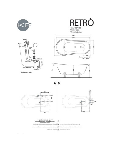 Treesse Syria vasca angolare 153x103cm