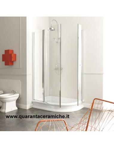 Althea piatto doccia Ito 80x80  in ceramica H5,5 cm