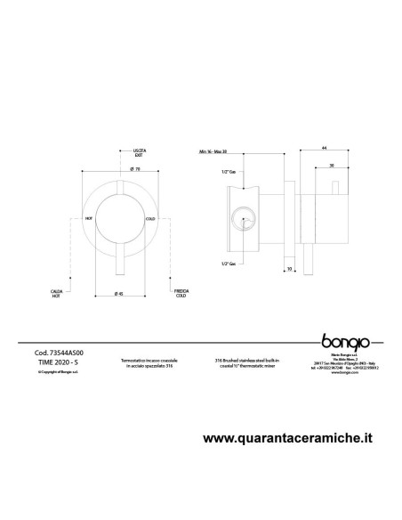 Hansgrohe Focus miscelatore monocomando per lavabo 70