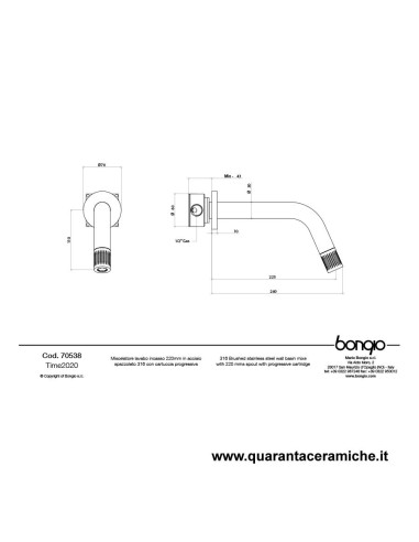 Hansgrohe Focus miscelatore monocomando per lavabo 70