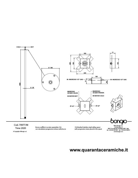 Hansgrohe Focus miscelatore monocomando per lavabo 70