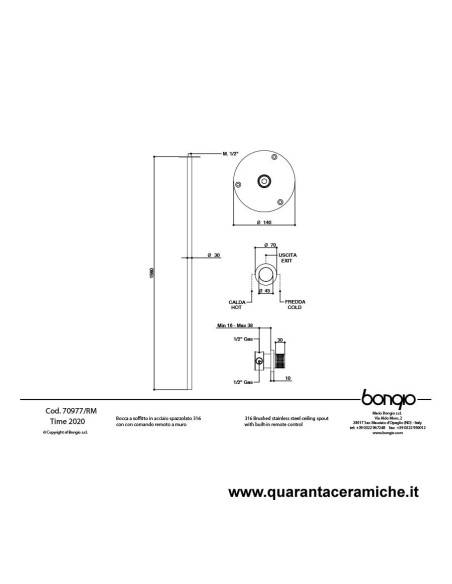 Hansgrohe Focus miscelatore monocomando per lavabo 70