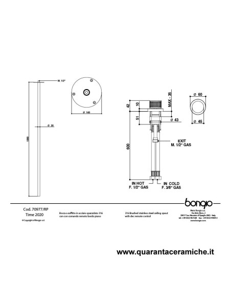 Hansgrohe Focus miscelatore monocomando per lavabo 70