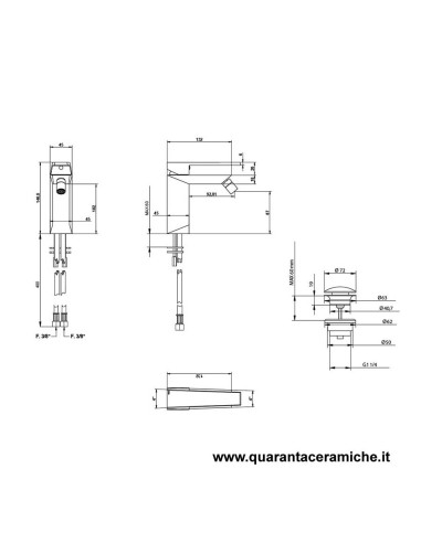 Hansgrohe Focus miscelatore monocomando per lavabo 70