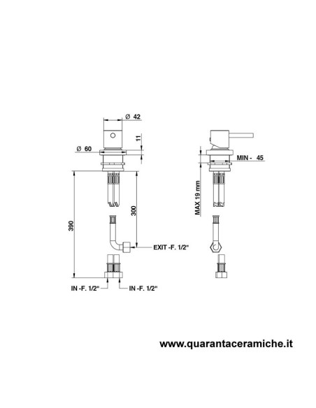Hansgrohe Focus miscelatore monocomando per lavabo 70