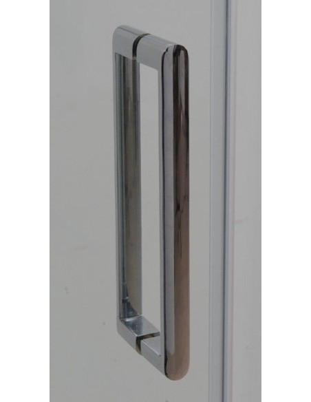 Box doccia Nolan nicchia scorrevole 100 cm cristallo trasparente 6mm altezza 185 cm