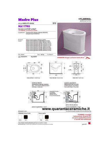 Ceramica Flaminia App kit sospeso vaso Goclean, bidet e coprivaso rallentato slim