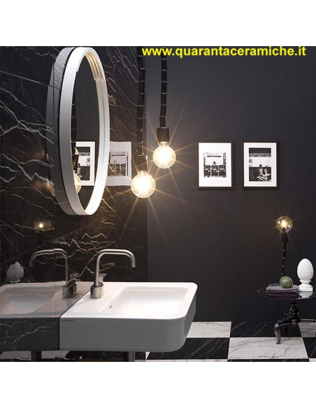 Ceramica Flaminia Bloom lavabo a consolle sospeso cm 107 bianco