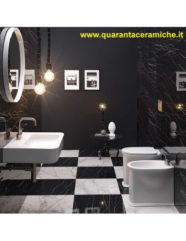 Ceramica Flaminia Bloom lavabo a consolle sospeso cm 107 bianco