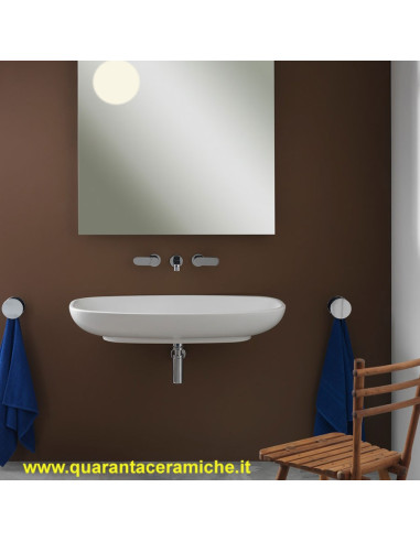 Ceramica Flaminia Bloom lavabo a consolle sospeso cm 107 colorato