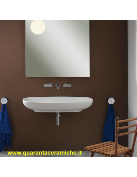 Ceramica Flaminia Bloom lavabo a consolle sospeso cm 107 colorato