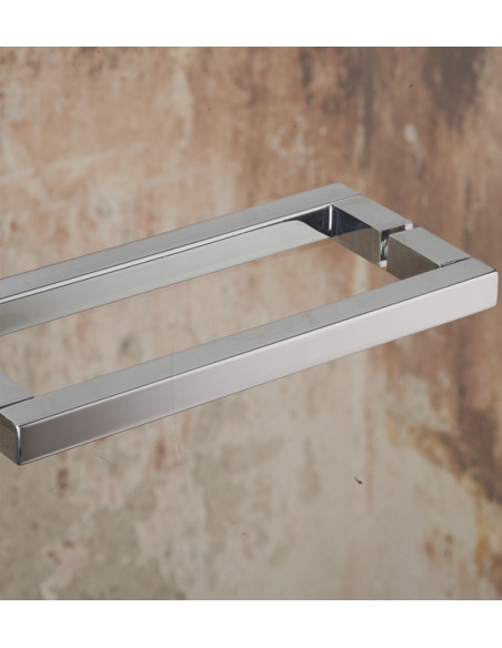 Porta doccia battente Nolan 70 cm cristallo trasparente 6mm altezza 185 cm