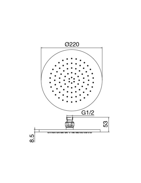 Fantini AF/21 Miscelatore lavabo monoforo cromo con cartuccia progressiva