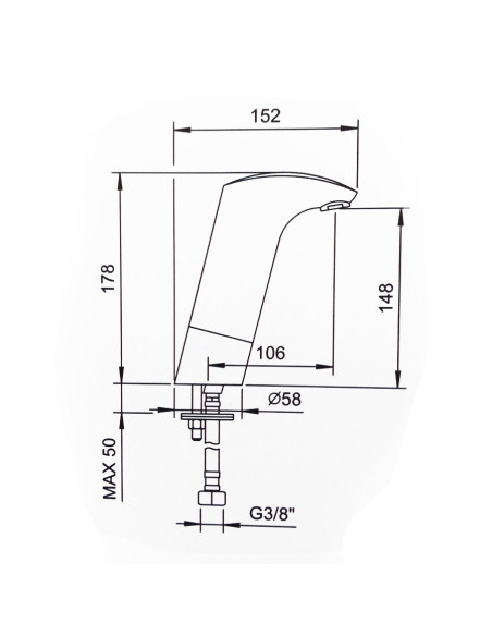 Paini Pilot miscelatore monocomando lavabo