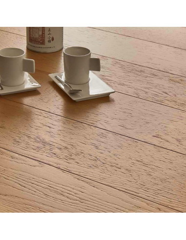 Parquet prefinito rovere biancospino "prima 140 smart naturplus2 country" Listone Giordano