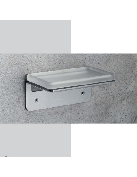 Porta sapone cromato Mida