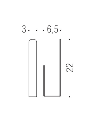 Porta sapone cromato Mida