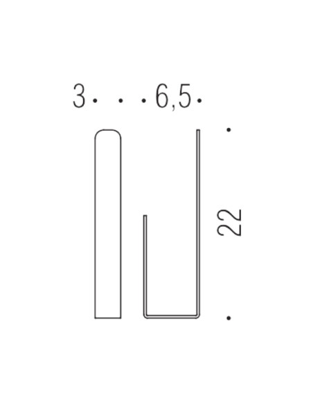 Porta sapone cromato Mida