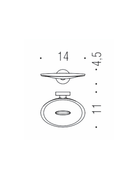 Porta sapone cromato Mida