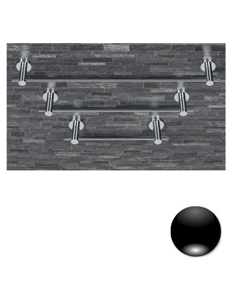 Porta sapone cromato Mida