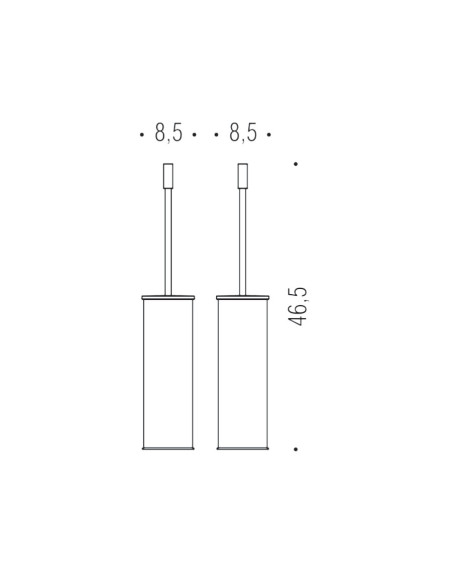 Porta sapone cromato Mida