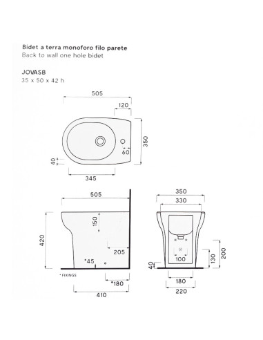 Sanitari sospesi Cielo Cubika vaso bidet e coprivaso rallentato