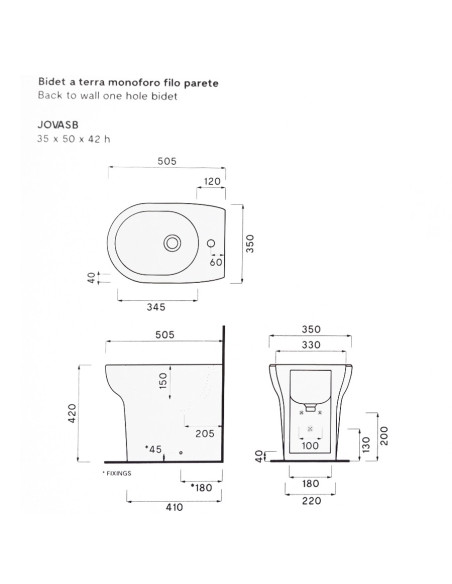 Sanitari sospesi Cielo Cubika vaso bidet e coprivaso rallentato