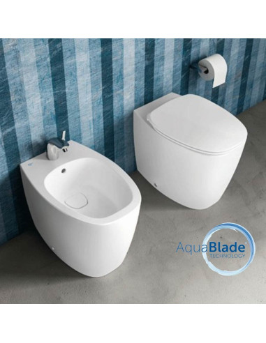 Ideal Standard Dea kit filo muro vaso AquaBlade, bidet e coprivaso rallentato