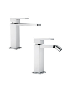 Bugnatese Oxford miscelatore monocomando lavabo e bidet