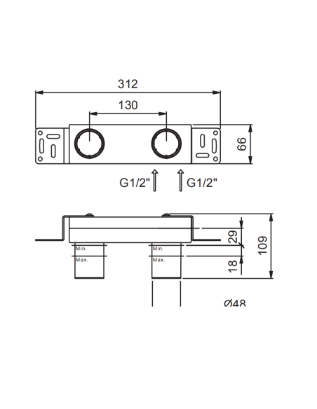 Fantini AF/21 Miscelatore lavabo monoforo cromo con cartuccia progressiva