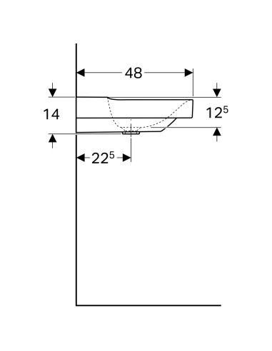 Lavabo Geberit Xeno²