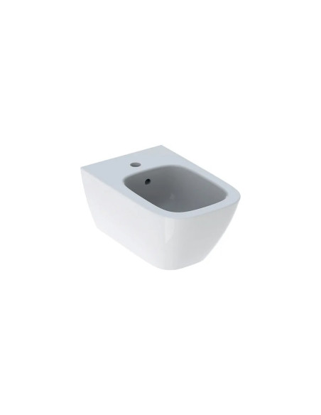 Sanitari filo muro Smyle Square, vaso rimfree, bidet e coprivaso rallentato