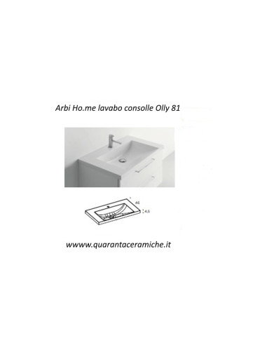 Mobile lavatoio in resina 60x60x84cm