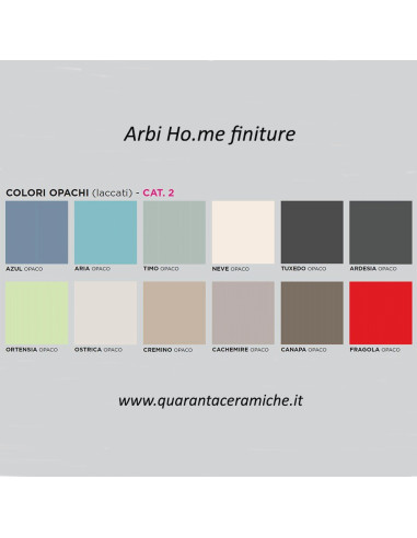 Arbi Ho.me mobile bagno fragola opaco