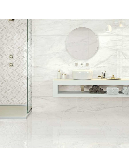 Marazzi Marbleplay Floor White Lux rettificato 58x58