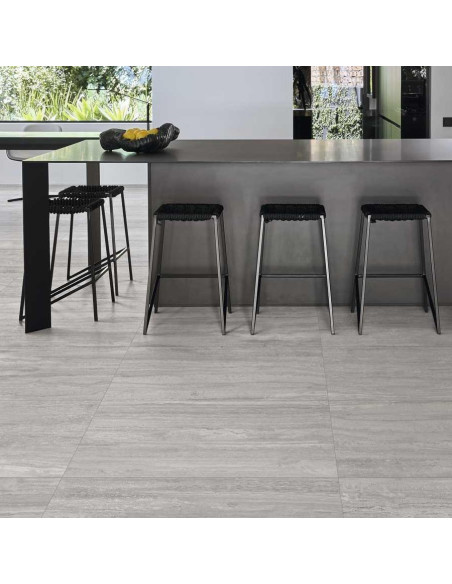 Marazzi Marbleplay Floor Travertino Grigio Lux rettificato 58x58