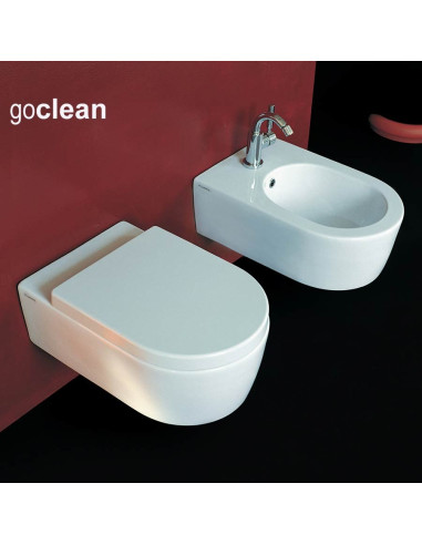 Ceramica Flaminia Link kit sospeso vaso, bidet e coprivaso rallentato