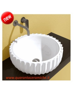 Flaminia Doppio Zero lavabo da appoggio cm 46x14