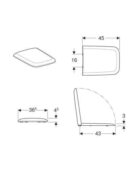 Sanitari Filo Muro Geberit Icon