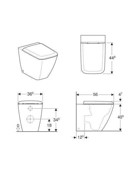 Sanitari Filo Muro Geberit Icon