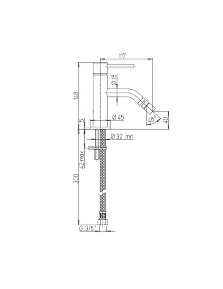 Paini Cox Small Taps set | Quaranta Ceramiche