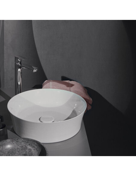 Ideal Standard Ipalyss lavabo tondo ultrasottile 40x40