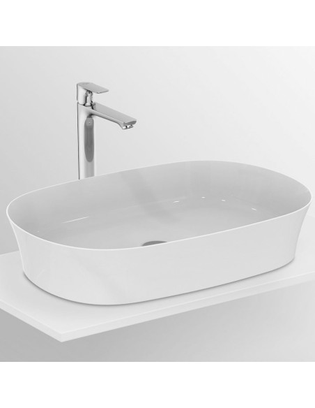 Ideal Standard Ipalyss ultra-thin oval washbasin 60x38