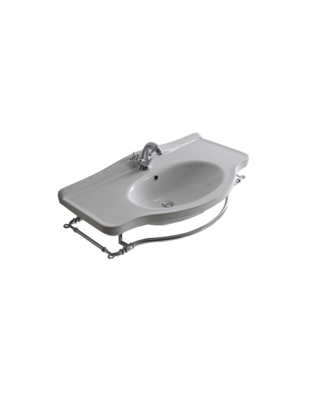 Galassia Ethos wall-hung or pedestal washbasin 95 cm