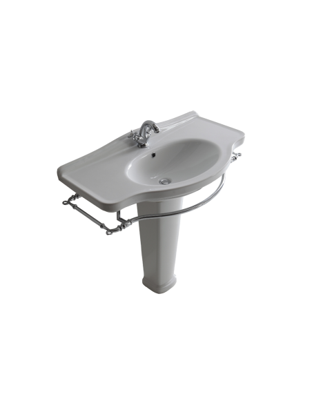 Galassia Ethos wall-hung or pedestal washbasin 95 cm