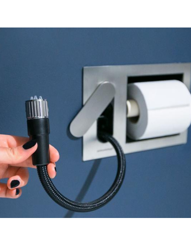 antoniolupi Cartaintenso doccetta igienica da incasso con porta rotolo