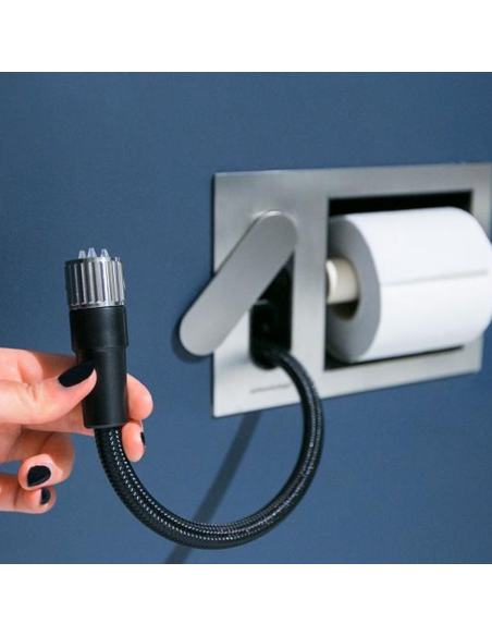 antoniolupi Cartaintenso doccetta igienica da incasso con porta rotolo