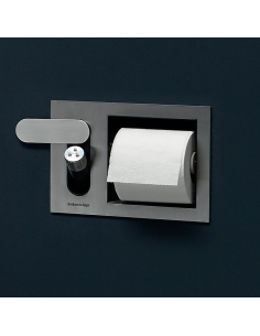 antoniolupi Cartatenso idroscopino da incasso con porta rotolo