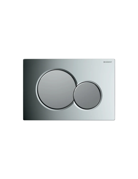 Geberit Sigma 01 Chrome Glossy - Satin Chrome control plate