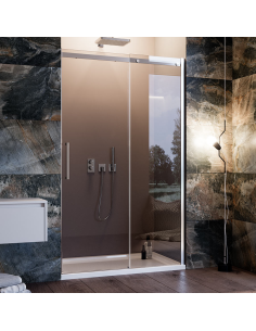 Firenze sliding door shower door 140 cm crystal 8 mm